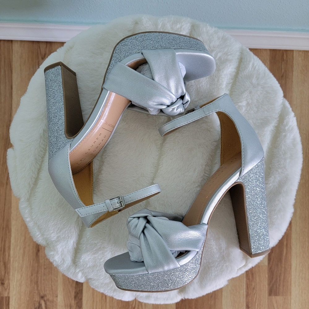 Lauren Conrad Caramelize Soft Knot Platform Heels